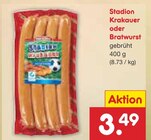 Aktuelle Bratwurst Angebote bei Netto Marken-Discount in Wolfsburg Aktuelles Stadion Krakauer oder Bratwurst Angebot bei Netto Marken-Discount in Wolfsburg ab 3,49 €