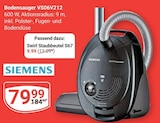 Bodensauger VS06V212 Angebote von Siemens bei GLOBUS Castrop-Rauxel für 9,99 €
