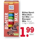 Mini Bunter Mix im Angebot bei E center in Ludwigshafen Mini Bunter Mix Angebote von Ritter Sport bei E center Ludwigshafen für 1,99 €