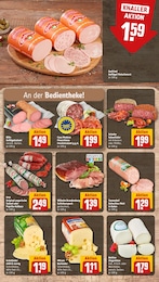 Brühwurst Angebot im aktuellen REWE Prospekt auf Seite 9