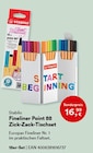 Fineliner Point 88 Zick-Zack-Tischset von Stabilo im aktuellen Thalia Prospekt