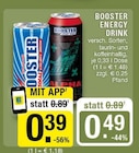 Energy Drink Angebote von Booster bei EDEKA Haltern am See für 0,39 €