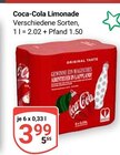 Aktuelle Coca Cola Angebote bei GLOBUS in Weißenfels Aktuelles Limonade Angebot bei GLOBUS in Weißenfels ab 3,99 €