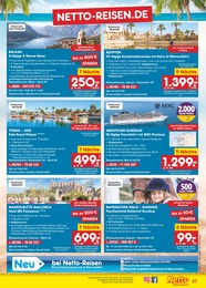 Netto Marken-Discount Discounter Reisen im Prospekt 