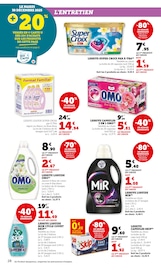 Lessive Angebote im Prospekt "Le Blanc À PRIX BAS" von Hyper U auf Seite 28