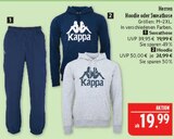 Herren Sweathose im Angebot bei Marktkauf in Schweinfurt Herren Sweathose Angebote von Kappa bei Marktkauf Schweinfurt für 19,99 €