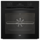 Four pyrolyse 66l noir beko en promo chez Brico Dépôt Lyon à 309,00 €