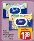 feuchtes Toilettenpapier von Tempo im aktuellen REWE Prospekt