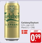 EDEKA - Carlsberg Elephant Angebot im Prospekt Carlsberg Elephant bei EDEKA im Prospekt "" für 0,99 €