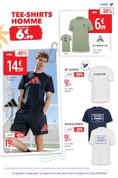 Prix et réduction Vêtements Homme dans le prospectus Intersport en cours Offre Vêtements Homme dans le catalogue Intersport du moment à la page 3