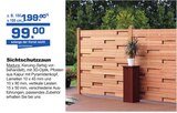 Sichtschutzzaun im Angebot bei Bauzentrum Borgers in Kleve Sichtschutzzaun Angebote bei Bauzentrum Borgers Kleve für 99,00 €
