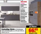 Zweizeilige Küche Angebot in Schwalmstadt Zweizeilige Küche im aktuellen Prospekt bei tejo's SB Lagerkauf in Schwalmstadt