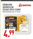 Hähnchen-Oberkeulen-Steaks Spicy-Curry im Angebot bei Marktkauf in Coesfeld Hähnchen-Oberkeulen-Steaks Spicy-Curry Angebote von Rasting bei Marktkauf Coesfeld für 4,99 €