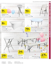 Table Pliante Angebote im Prospekt "Maxi format mini prix" von Carrefour auf Seite 49