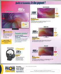 Prix et réduction Casque Tv Sans Fil dans le prospectus Proxi Confort en cours Offre Casque Tv Sans Fil dans le catalogue Proxi Confort du moment à la page 6