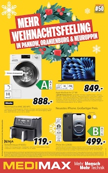 MEDIMAX Prospekt MEHR WEIHNACHTSFEELING mit 12 Seiten