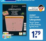 Leberpastete im ALDI SÜD Prospekt Leberpastete von Gourmet Finest Cuisine im aktuellen ALDI SÜD Prospekt für 1,79 €