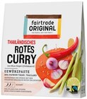 Thailändisches Rotes Curry oder Bio Kokosmilch Angebote von Fairtrade Original bei REWE Detmold für 1,69 €