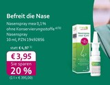 Befreit die Nase bei mea - meine apotheke im Prospekt "" für 3,95 €