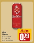 Aktuelle Bier Angebote bei REWE in Laatzen Aktuelles König Pilsener Angebot bei REWE in Laatzen ab 0,79 €