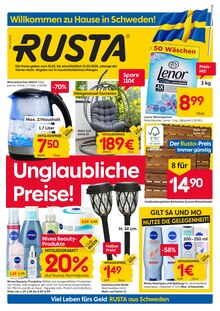 Gartensitzmöbel im Rusta Prospekt "Willkommen zu Hause in Schweden!" mit 16 Seiten (Essen)