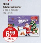 Adventskalender im V-Markt Prospekt Adventskalender von Milka im aktuellen V-Markt Prospekt für 6,99 €
