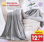 Wohndecke in Waffeloptik Angebote von DEKOR bei Netto Marken-Discount Kaiserslautern für 12,99 €