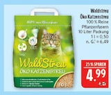 Öko Katzenstreu im Angebot bei Marktkauf in Görlitz Öko Katzenstreu Angebote von Waldstreu bei Marktkauf Görlitz für 4,99 €