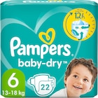 Couches - PAMPERS BABY DRY en promo chez Auchan Hypermarché Tours à 7,99 €