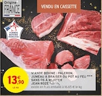 Intermarché Super Gravelines - Promo Viande bovine : paleron, jumeau à braiser ou pot au feu sans os à mijoter Promo Viande bovine : paleron, jumeau à braiser ou pot au feu sans os à mijoter à 13,90 € dans le catalogue Intermarché Super à Gravelines