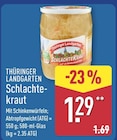Schlachtekraut von THÜRINGER LANDGARTEN für 1,29 € bei ALDI Nord im Angebot Schlachtekraut von THÜRINGER LANDGARTEN im aktuellen ALDI Nord Prospekt