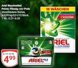 Waschmittel Pulver, Flüssig oder Pods im Angebot bei GLOBUS in Salzgitter Waschmittel Pulver, Flüssig oder Pods Angebote von Ariel bei GLOBUS Salzgitter für 4,99 €
