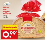 Weizen- oder Roggenmischbrot im Angebot bei Netto Marken-Discount in Görlitz Weizen- oder Roggenmischbrot Angebote bei Netto Marken-Discount Görlitz für 0,99 €