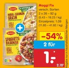 Maggi Fix im Angebot bei Netto Marken-Discount in Mannheim Maggi Fix Angebote bei Netto Marken-Discount Mannheim für 1,00 €