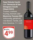 Chianti DOCG im Angebot bei GLOBUS in Völklingen Chianti DOCG Angebote von Casa Vinicola Cecchi bei GLOBUS Völklingen für 4,99 €