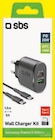 Chargeur secteur USB-C + câble USB-C - SBS dans le catalogue Super U