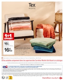 Offre Plaid dans le catalogue Carrefour Market du moment à la page 2