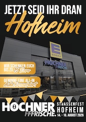 EDEKA Supermarkt Prospekt der aktuellen Woche mit 4 Seiten, gültig von 17.08.2026 bis 22.08.2026, in Königsberg und Umgebung Aktueller EDEKA Supermarkt Prospekt in Königsberg und Umgebung, "JETZT SEID IHR DRAN" mit 4 Seiten, 17.08.2026 - 22.08.2026