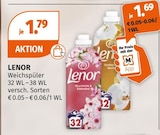 Weichspüler Angebote von Lenor bei Müller Kerpen für 1,79 €