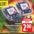 EDEKA Eschenbach - Heidelbeeren Angebot im Prospekt Heidelbeeren bei EDEKA im Eschenbach Prospekt für 2,00 €