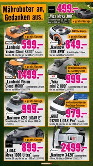 Rasenmäher im Hornbach Prospekt "Du willst es. Dann bau es." mit 36 Seiten (Reutlingen)