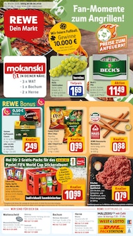 Aktueller REWE Prospekt "Dein Markt" für Bochum Aktueller REWE Prospekt für Bochum mit Seiten