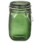 Dose mit Deckel Glas grün von VINTERFINT für 3,49 € bei IKEA im Angebot Dose mit Deckel Glas grün von VINTERFINT im aktuellen IKEA Prospekt