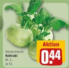 Kohlrabi für 0,44 € bei REWE im Angebot Kohlrabi im aktuellen REWE Prospekt
