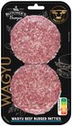 Wagyu Beef Burger Patties von Butcher’s für 5,55 € bei REWE im Angebot Wagyu Beef Burger Patties von Butcher’s im aktuellen REWE Prospekt
