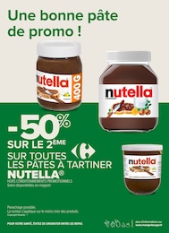 Offre Nutella dans le catalogue Carrefour Proximité du moment à la page 12