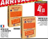 BÉTON 30 KG + 5 KG GRATUITS - Batkor BÉTON 30 KG + 5 KG GRATUITS à 4,10 € dans le catalogue Batkor