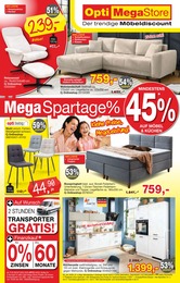 Matratze Angebot im aktuellen Opti-Megastore Prospekt auf Seite 1