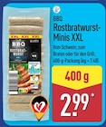 Aktuelle Bratwurst Angebote bei ALDI Nord in Hildesheim Aktuelles Rostbratwurst Minis XXL Angebot bei ALDI Nord in Hildesheim ab 2,99 €