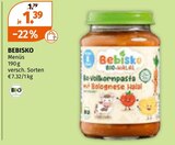 Menüs im Müller Prospekt Menüs von BEBISKO im aktuellen Müller Prospekt für 1,39 €